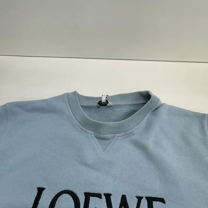 Loewe Loewe Classic Logo Embroidered Crewneck Sweatshirt Size US S / EU 44-46 / 1 - 7 Thumbnail