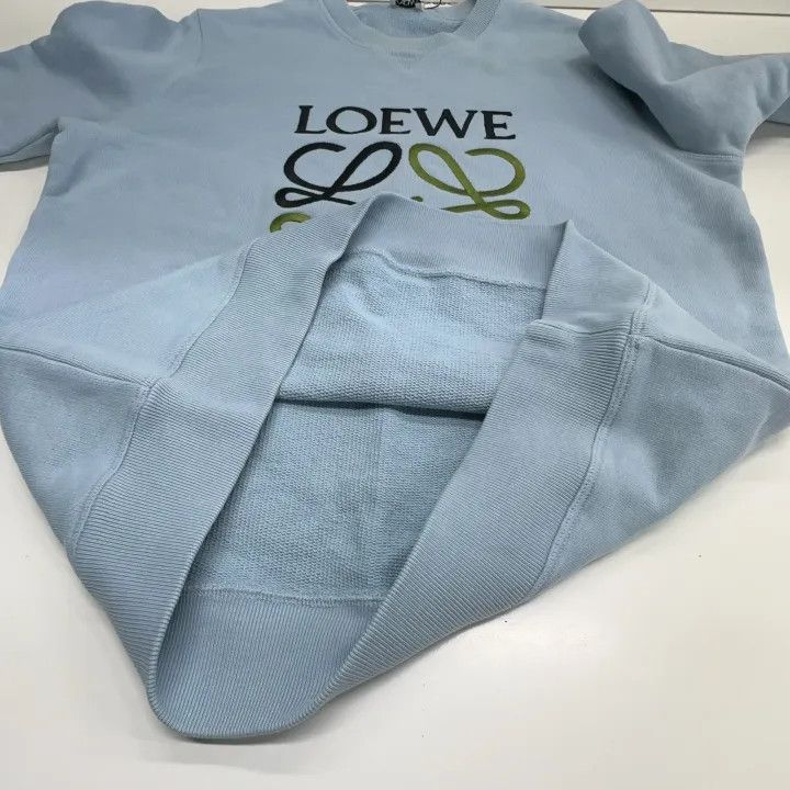 Loewe Loewe Classic Logo Embroidered Crewneck Sweatshirt Size US S / EU 44-46 / 1 - 11 Thumbnail