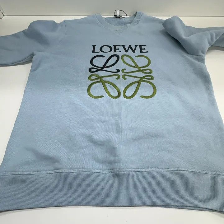 Loewe Loewe Classic Logo Embroidered Crewneck Sweatshirt Size US S / EU 44-46 / 1 - 10 Thumbnail