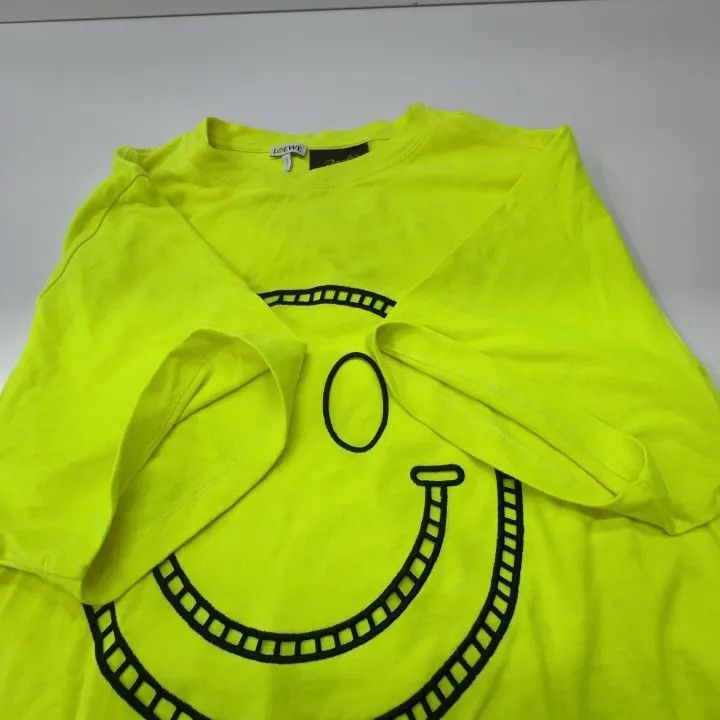 Loewe Loewe Smiley Graphic T-Shirt in Fluorescent Yellow Size US S / EU 44-46 / 1 - 8 Thumbnail