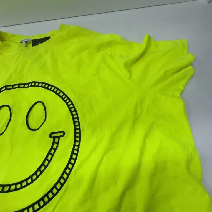 Loewe Loewe Smiley Graphic T-Shirt in Fluorescent Yellow Size US S / EU 44-46 / 1 - 9 Thumbnail