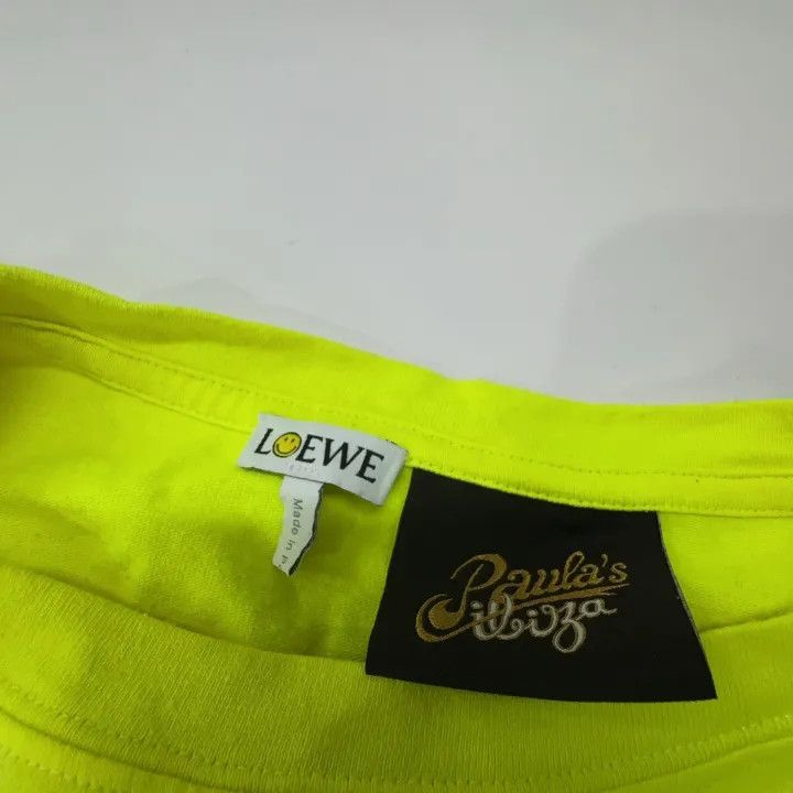 Loewe Loewe Smiley Graphic T-Shirt in Fluorescent Yellow Size US S / EU 44-46 / 1 - 6 Thumbnail