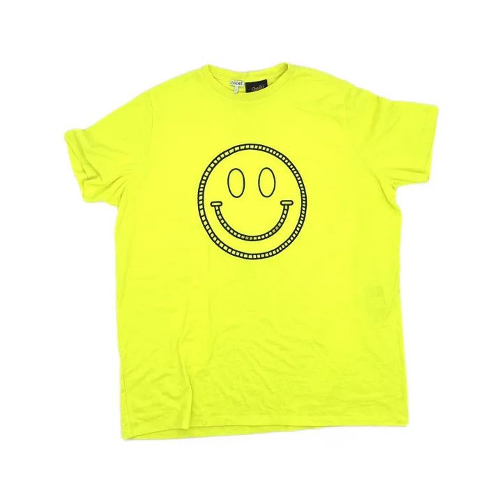 Loewe Loewe Smiley Graphic T-Shirt in Fluorescent Yellow Size US S / EU 44-46 / 1 - 2 Thumbnail