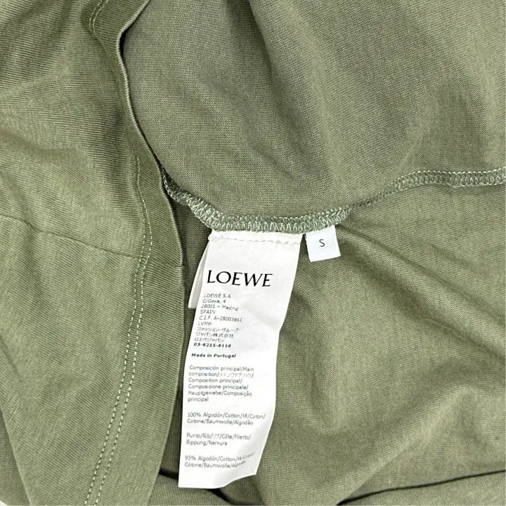 Loewe Loewe Anagram Embroidered Cotton T-Shirt Size US S / EU 44-46 / 1 - 3 Thumbnail