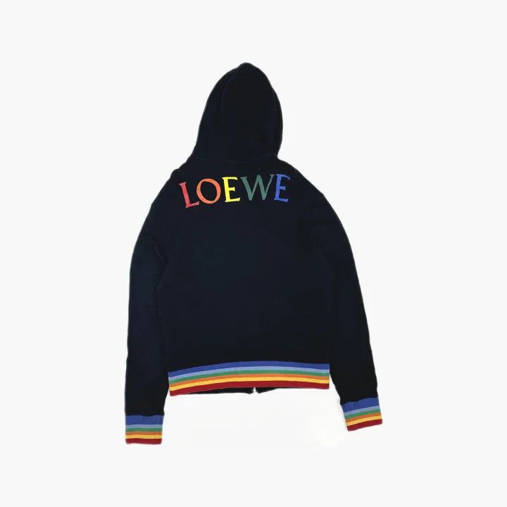 Loewe Loewe Rainbow Logo Zip-Up Hoodie Size US M / EU 48-50 / 2 - 3 Thumbnail