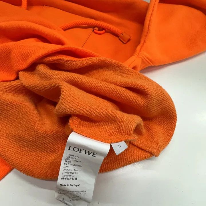 Loewe Loewe SS22 Orange Logo Hoodie for Men Size US S / EU 44-46 / 1 - 4 Thumbnail