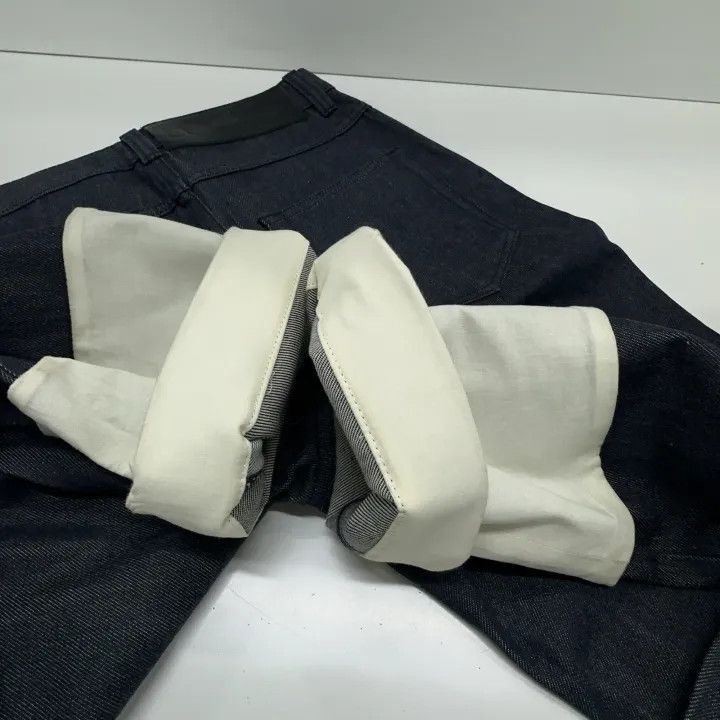 Loewe Loewe Navy Blue Contrast Cuff Denim Pants Size US 34 / EU 50 - 11 Thumbnail