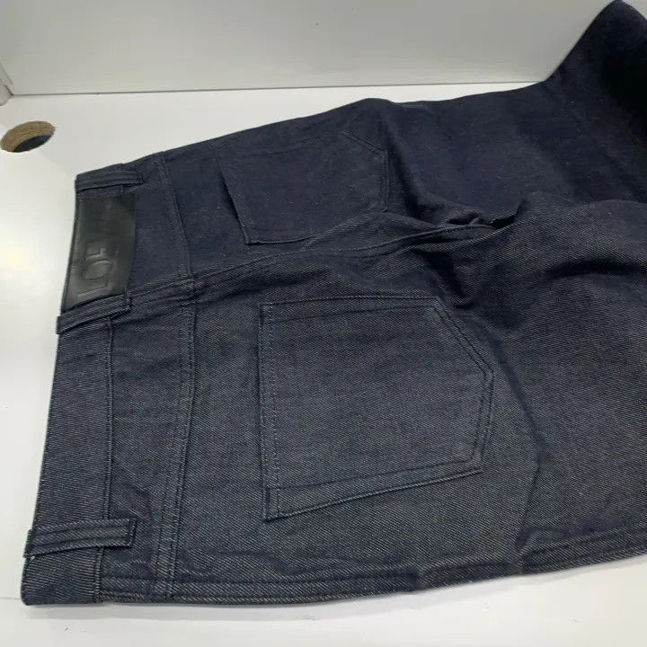 Loewe Loewe Navy Blue Contrast Cuff Denim Pants Size US 34 / EU 50 - 8 Thumbnail