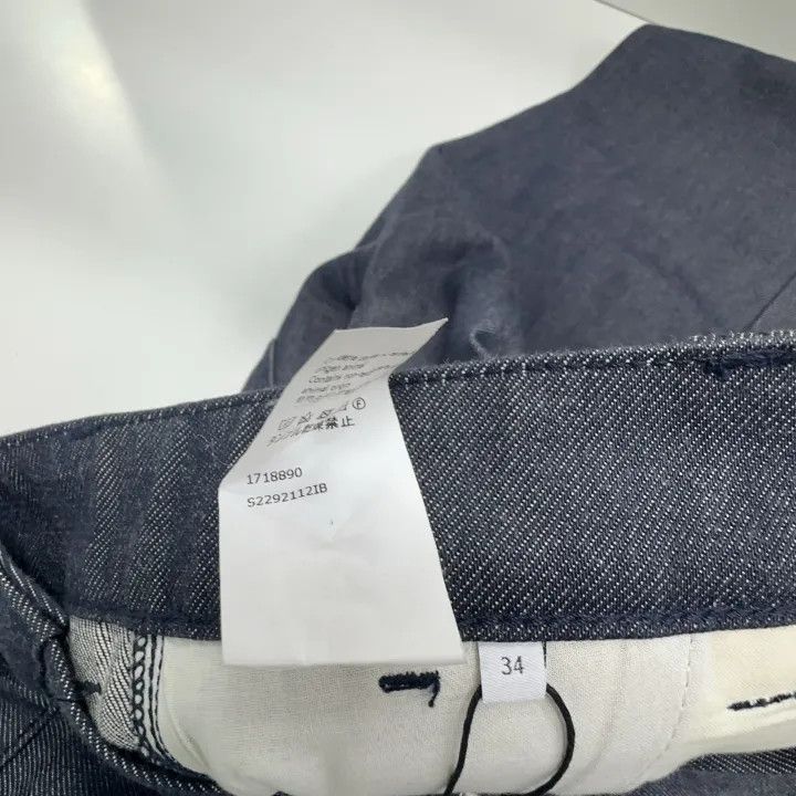 Loewe Loewe Navy Blue Contrast Cuff Denim Pants Size US 34 / EU 50 - 6 Thumbnail