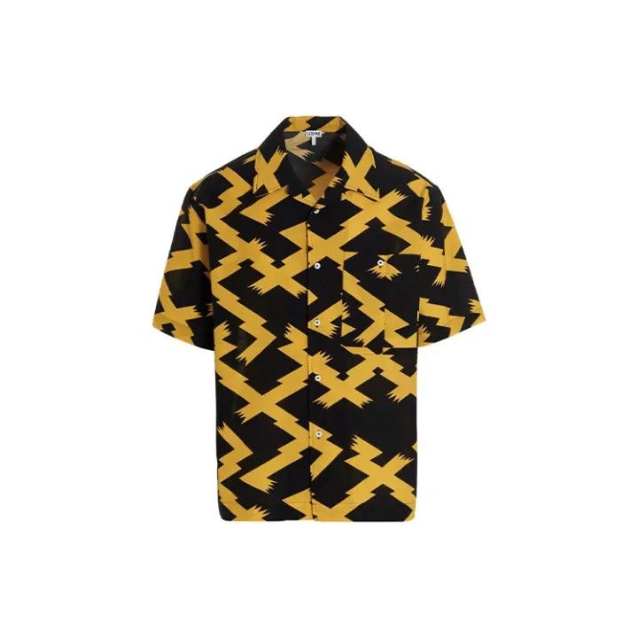 Loewe Loewe Geometric Print Short Sleeve Shirt Size US S / EU 44-46 / 1 - 2 Thumbnail