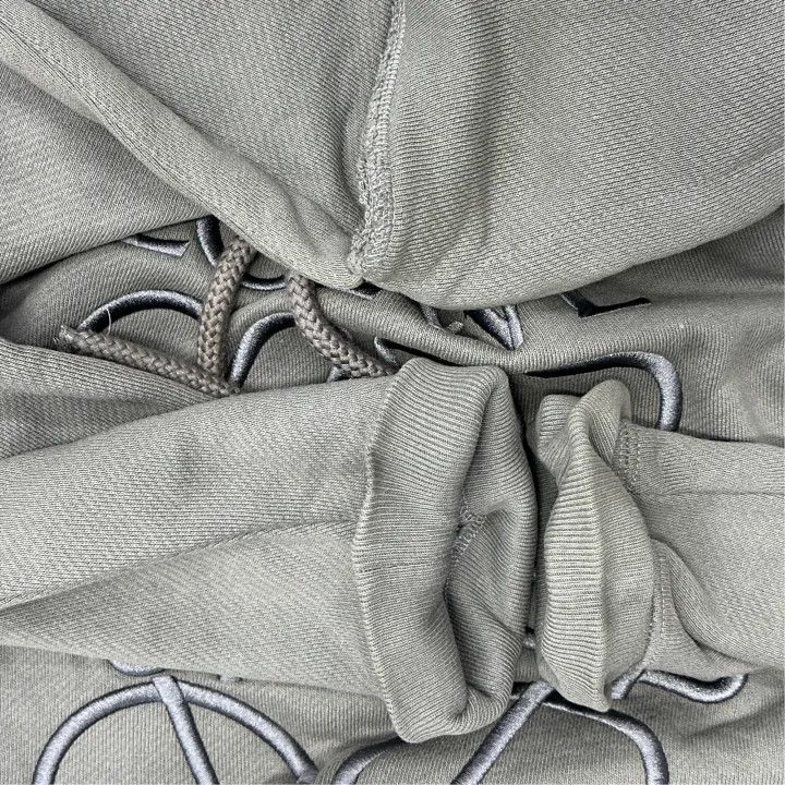 Loewe Loewe Grey Embroidered Hoodie for Men Size US L / EU 52-54 / 3 - 6 Thumbnail