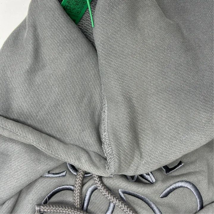 Loewe Loewe Grey Embroidered Hoodie for Men Size US L / EU 52-54 / 3 - 5 Thumbnail