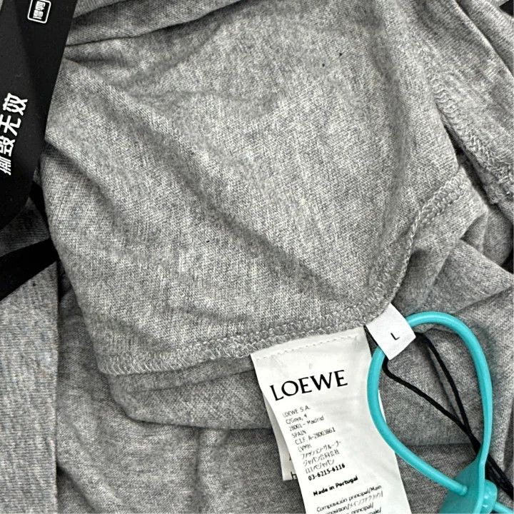 Loewe Loewe Casual Logo Embroidered T-Shirt for Men Size US L / EU 52-54 / 3 - 3 Thumbnail