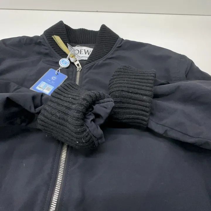Loewe Loewe Black Printed Pilot Jacket for Men Size US L / EU 52-54 / 3 - 7 Thumbnail