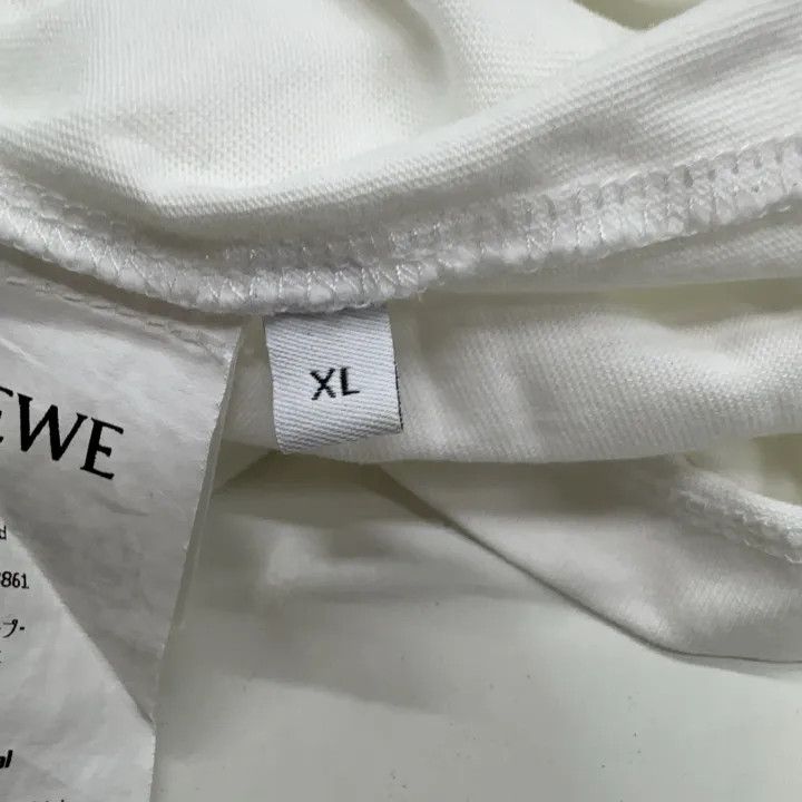 Loewe Classic Logo Embroidered White T-Shirt
