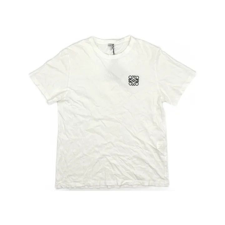 Loewe Classic Logo Embroidered White T-Shirt