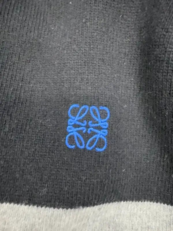 Loewe Loewe Embroidered Logo Color Block Knit Sweater Size US XL / EU 56 / 4 - 8 Thumbnail
