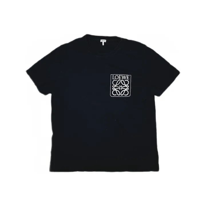 Loewe Loewe Black Logo Print Short Sleeve T-Shirt Size US XXL / EU 58 / 5 - 2 Thumbnail