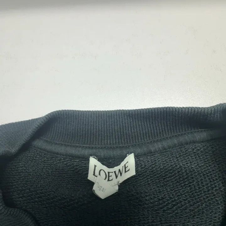 Loewe Loewe Logo Embroidered Cotton Sweatshirt Size US L / EU 52-54 / 3 - 6 Thumbnail