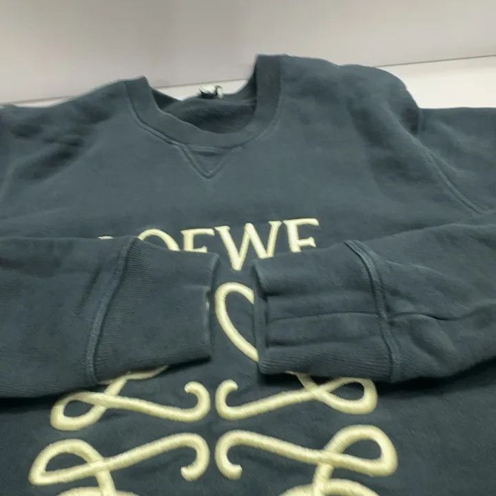 Loewe Loewe Logo Embroidered Cotton Sweatshirt Size US L / EU 52-54 / 3 - 9 Thumbnail