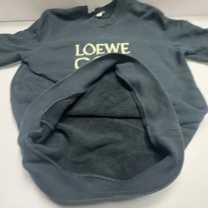 Loewe Loewe Logo Embroidered Cotton Sweatshirt Size US L / EU 52-54 / 3 - 12 Thumbnail