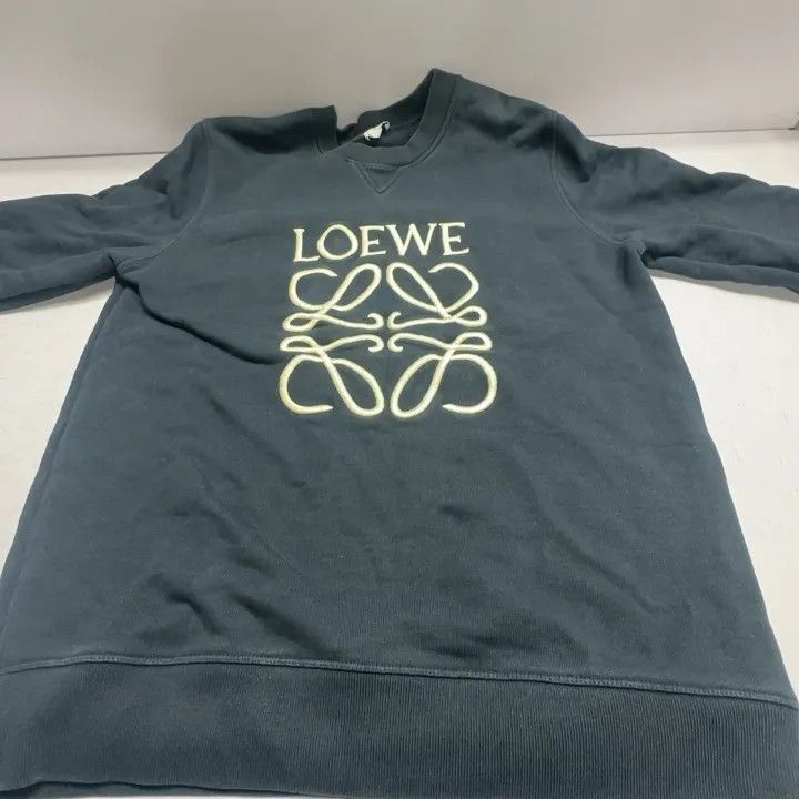 Loewe Loewe Logo Embroidered Cotton Sweatshirt Size US L / EU 52-54 / 3 - 11 Thumbnail
