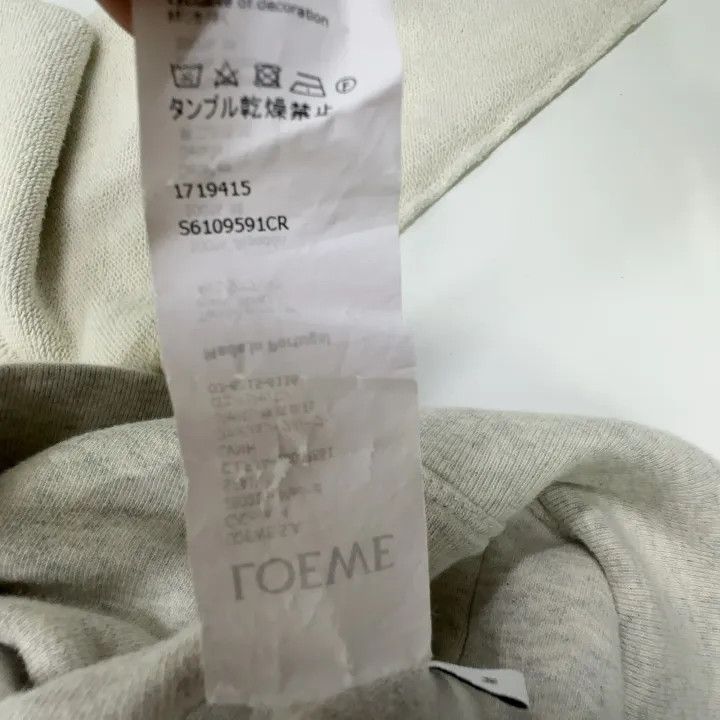 Loewe Loewe Gray Logo Embroidered Long Sleeve Sweatshirt Size US M / EU 48-50 / 2 - 7 Thumbnail