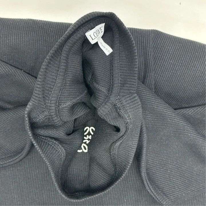 Loewe Loewe Black Oversized Long Sleeve T-Shirt Size US S / EU 44-46 / 1 - 7 Thumbnail