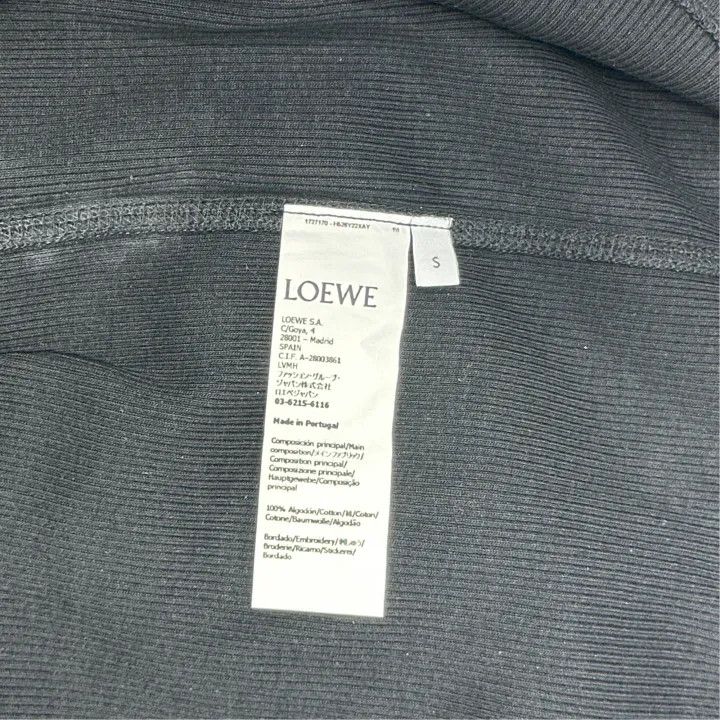 Loewe Loewe Black Oversized Long Sleeve T-Shirt Size US S / EU 44-46 / 1 - 3 Thumbnail