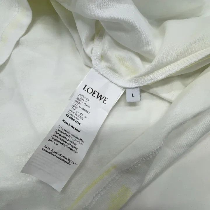 Loewe Loewe FW22 Yellow Logo Graphic T-Shirt Size US L / EU 52-54 / 3 - 5 Thumbnail
