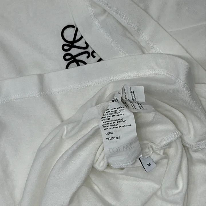 Loewe Loewe Anagram Embroidered Cotton T-Shirt Size US M / EU 48-50 / 2 - 3 Thumbnail