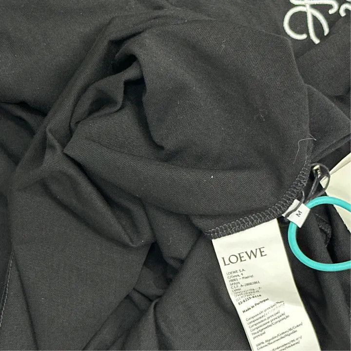 Loewe Loewe FW21 Black Anagram T-Shirt Size US M / EU 48-50 / 2 - 2 Thumbnail