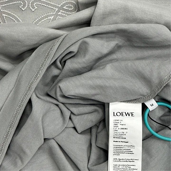 Loewe Loewe Spring Summer Men's Loose Cotton T-Shirt Size US M / EU 48-50 / 2 - 2 Thumbnail