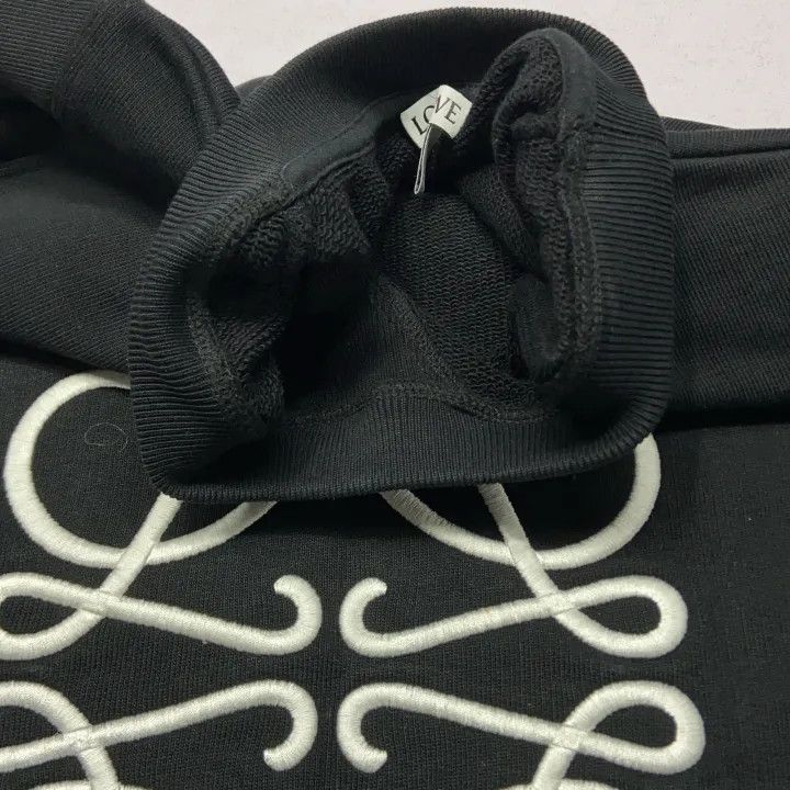Loewe Loewe Black Logo Embroidered Sweatshirt for Men Size US M / EU 48-50 / 2 - 8 Thumbnail