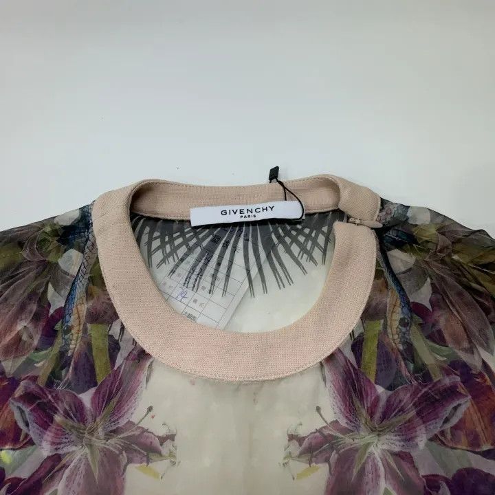 Givenchy Givenchy Floral Silk Short Sleeve T-Shirt Size US XXS / EU 40 - 6 Thumbnail