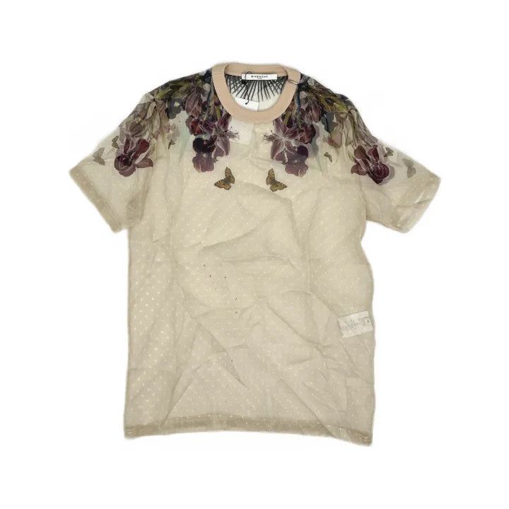 Givenchy Givenchy Floral Silk Short Sleeve T-Shirt Size US XXS / EU 40 - 2 Thumbnail