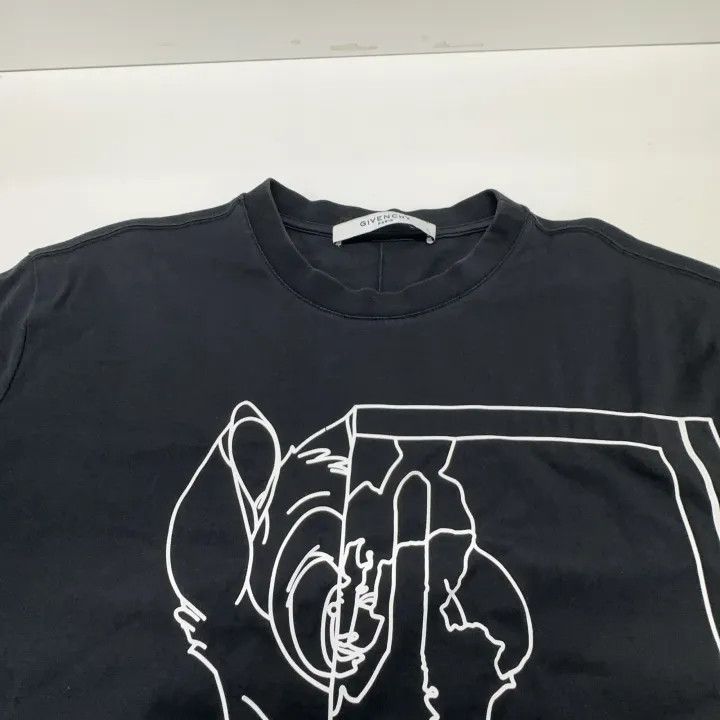 Givenchy Givenchy Black Animal Print Short Sleeve T-Shirt Size US XS / EU 42 / 0 - 9 Thumbnail