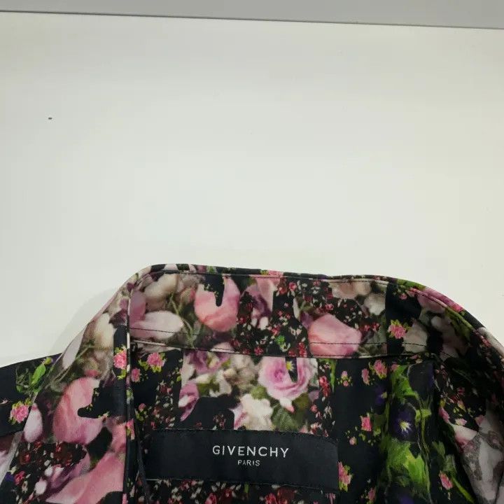 Givenchy Givenchy Floral Print Long Sleeve Button-Up Shirt Size US M / EU 48-50 / 2 - 5 Thumbnail