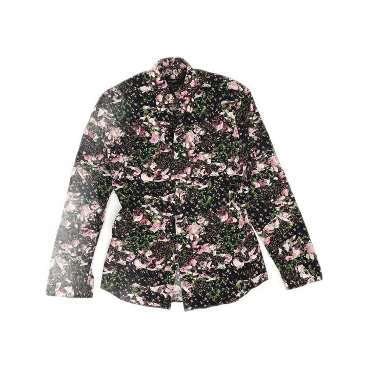 Givenchy Givenchy Floral Print Long Sleeve Button-Up Shirt Size US M / EU 48-50 / 2 - 2 Thumbnail