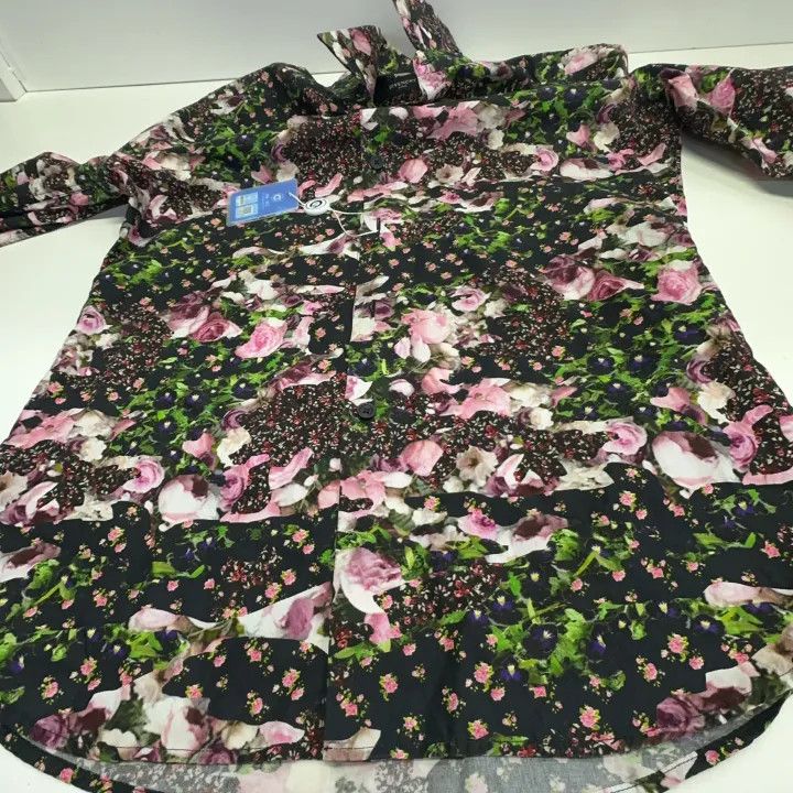 Givenchy Givenchy Floral Print Long Sleeve Button-Up Shirt Size US M / EU 48-50 / 2 - 10 Thumbnail