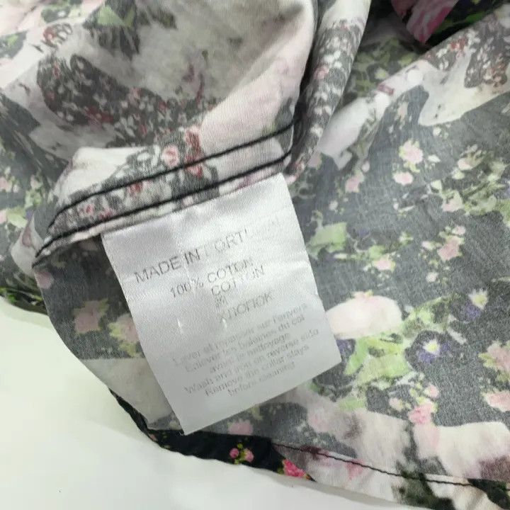 Givenchy Givenchy Floral Print Long Sleeve Button-Up Shirt Size US M / EU 48-50 / 2 - 6 Thumbnail