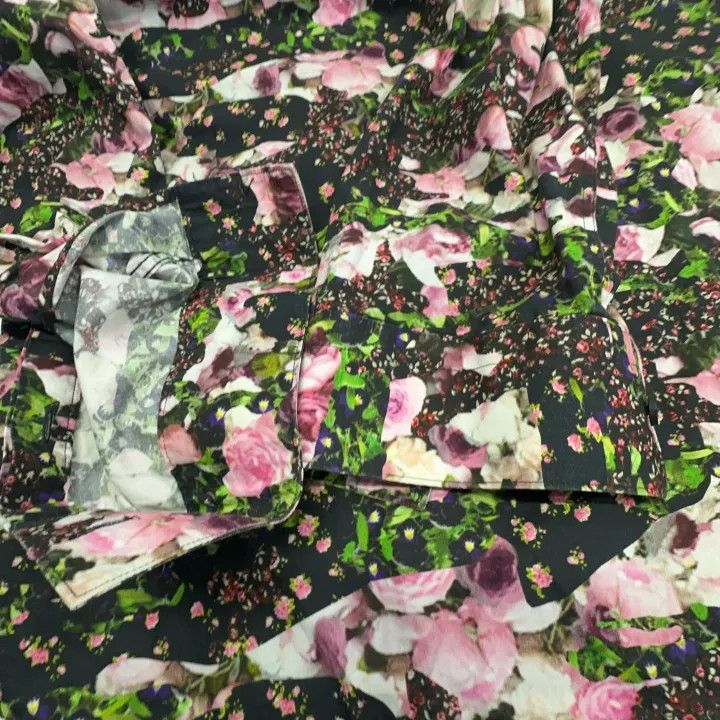 Givenchy Givenchy Floral Print Long Sleeve Button-Up Shirt Size US M / EU 48-50 / 2 - 14 Thumbnail