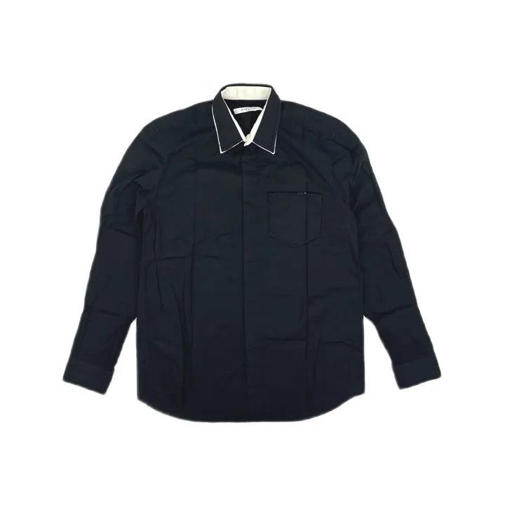 Givenchy Givenchy Black Long Sleeve Button-Up Shirt Size US M / EU 48-50 / 2 - 2 Thumbnail