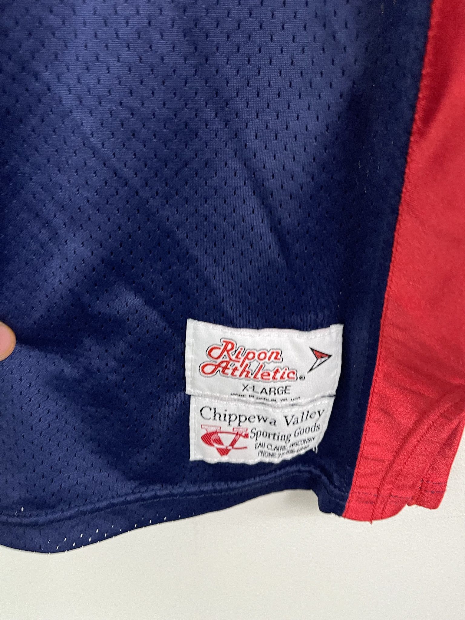Vintage Vintage 90s Patriots NFL Jersey Size L Size US L / EU 52-54 / 3 - 2 Thumbnail