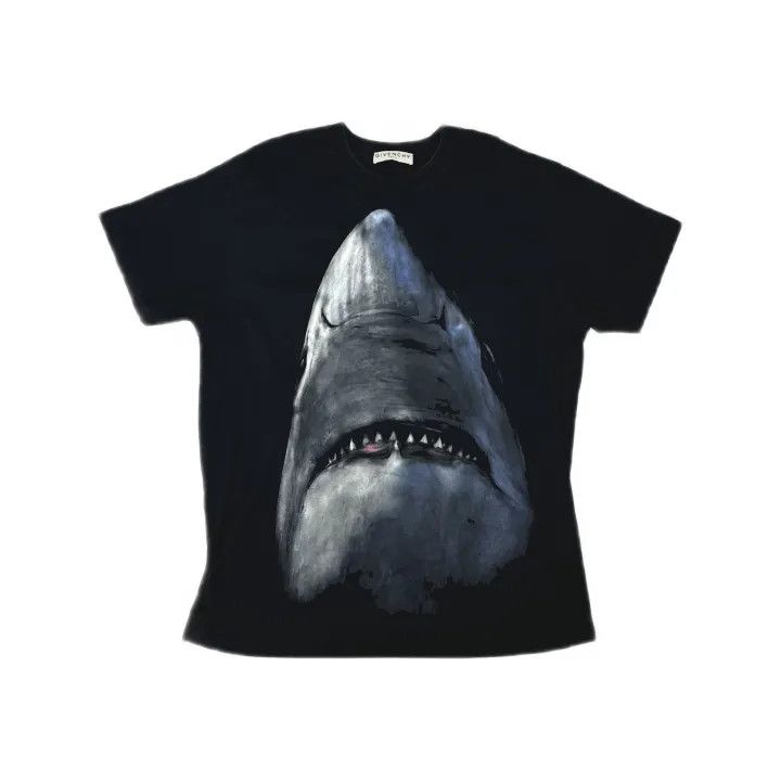 Givenchy Givenchy Shark Graphic Loose Fit T-Shirt Size US S / EU 44-46 / 1 - 2 Thumbnail