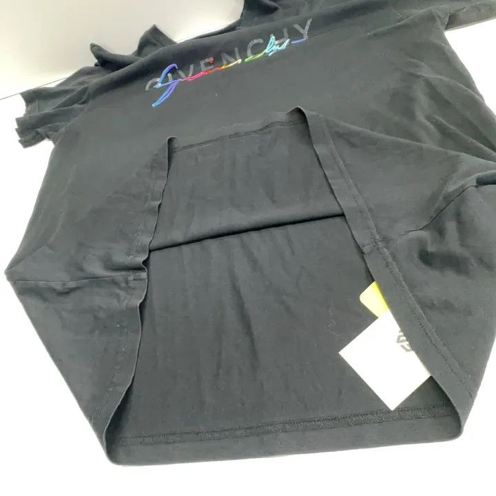 Givenchy Givenchy Black Embroidered Cotton T-Shirt for Men Size US M / EU 48-50 / 2 - 10 Thumbnail