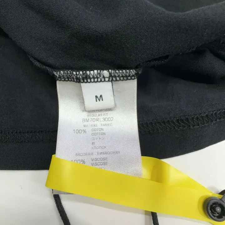 Givenchy Givenchy Black Embroidered Cotton T-Shirt for Men Size US M / EU 48-50 / 2 - 5 Thumbnail