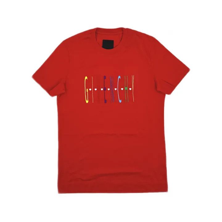 Givenchy Givenchy Red Letter Print Short Sleeve T-shirt Size US XS / EU 42 / 0 - 2 Thumbnail