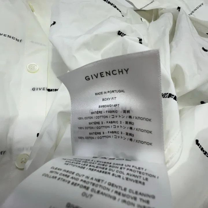 Givenchy Givenchy SS23 Logo Print Long Sleeve Shirt Size US M / EU 48-50 / 2 - 4 Thumbnail