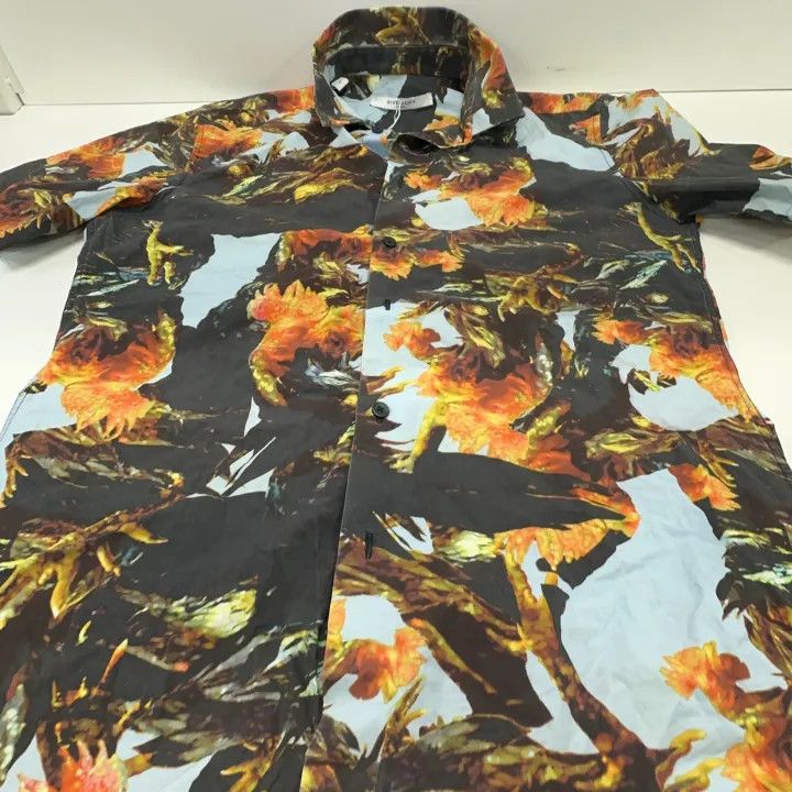 Givenchy Givenchy Floral Print Short Sleeve Shirt Size US L / EU 52-54 / 3 - 7 Thumbnail